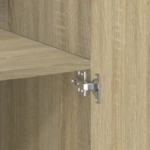 Ντουλάπι Sonoma Δρυς 80x42,5x185 εκ. από Επεξεργασμένο Ξύλο