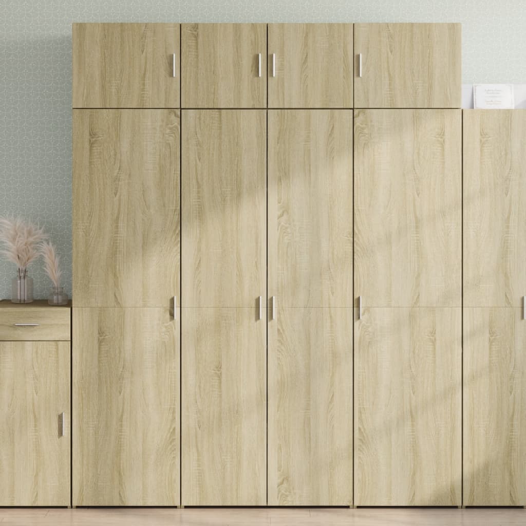 Ντουλάπι Sonoma Δρυς 80x42,5x185 εκ. από Επεξεργασμένο Ξύλο