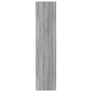 Ντουλάπι Γκρι Sonoma 80x42,5x185 εκ. από Επεξεργασμένο Ξύλο