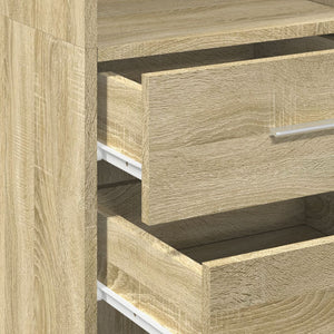 Ντουλάπι Sonoma Δρυς 40x42,5x185 εκ. από Επεξεργασμένο Ξύλο