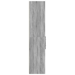 Ντουλάπι Γκρι Sonoma 40x42,5x185 εκ. από Επεξεργασμένο Ξύλο