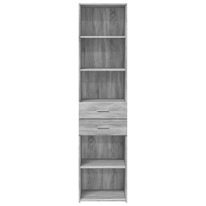 Ντουλάπι Γκρι Sonoma 45x42,5x185 εκ. από Επεξεργασμένο Ξύλο