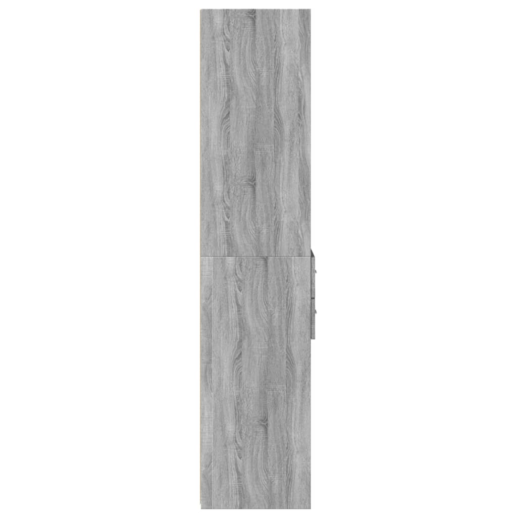 Ντουλάπι Γκρι Sonoma 45x42,5x185 εκ. από Επεξεργασμένο Ξύλο
