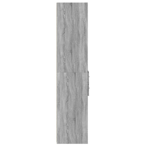Ντουλάπι Γκρι Sonoma 45x42,5x185 εκ. από Επεξεργασμένο Ξύλο