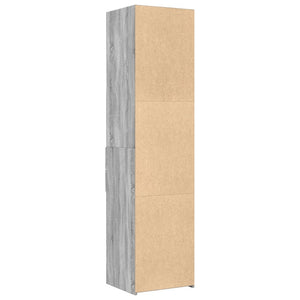 Ντουλάπι Γκρι Sonoma 45x42,5x185 εκ. από Επεξεργασμένο Ξύλο