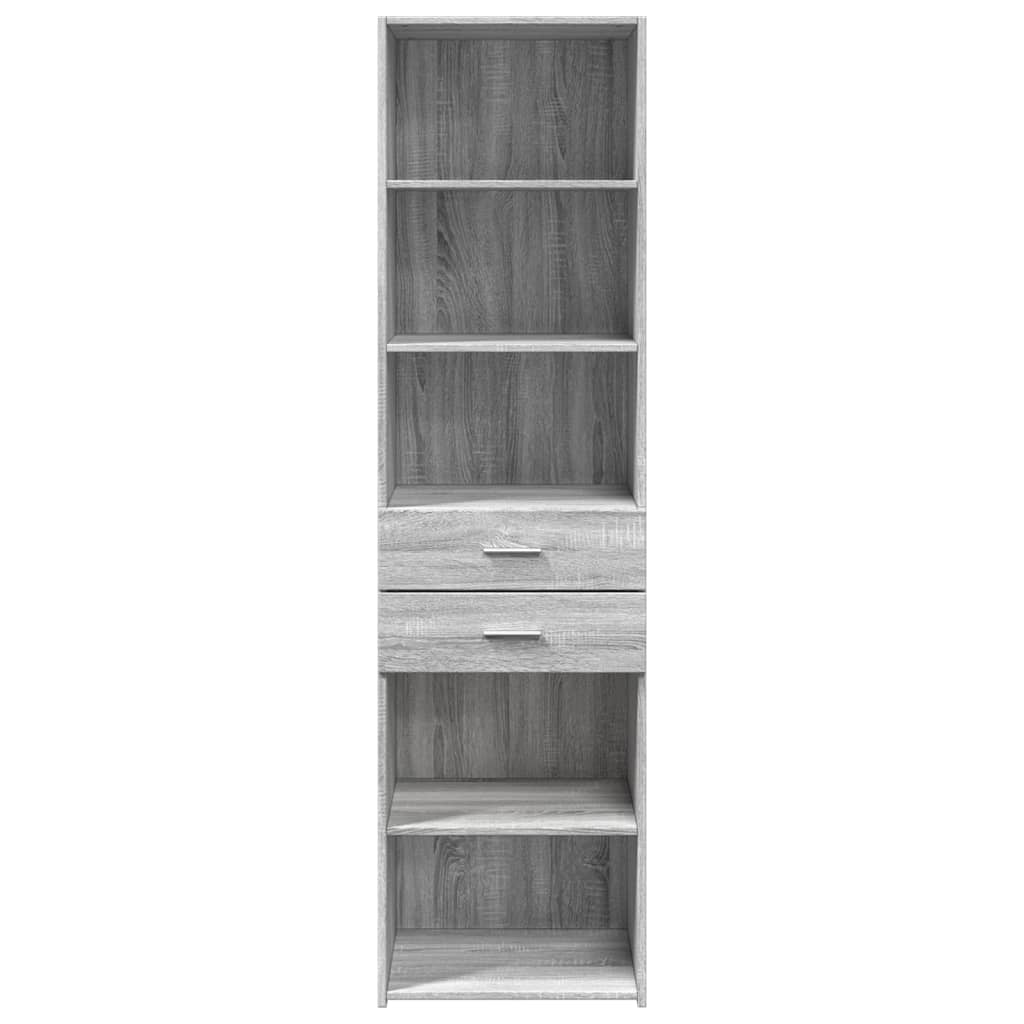 Ντουλάπι Γκρι Sonoma 50x42,5x185 εκ. από Επεξεργασμένο Ξύλο