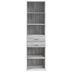 Ντουλάπι Γκρι Sonoma 50x42,5x185 εκ. από Επεξεργασμένο Ξύλο