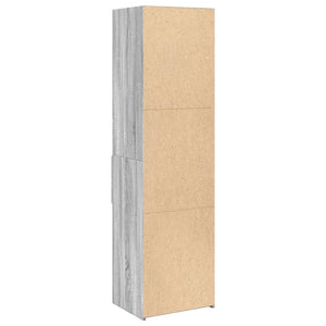 Ντουλάπι Γκρι Sonoma 50x42,5x185 εκ. από Επεξεργασμένο Ξύλο