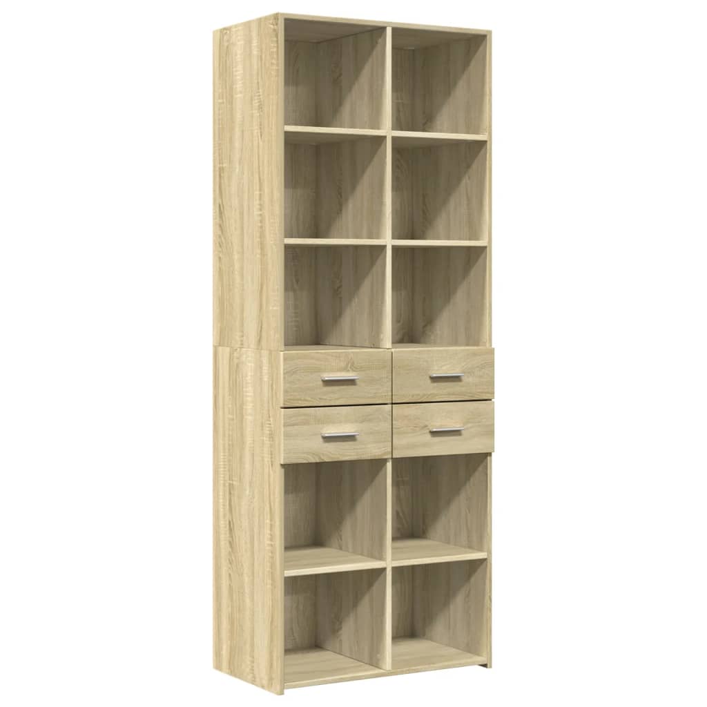 Ντουλάπι Sonoma Δρυς 70x42,5x185 εκ. από Επεξεργασμένο Ξύλο - Pakobazaar