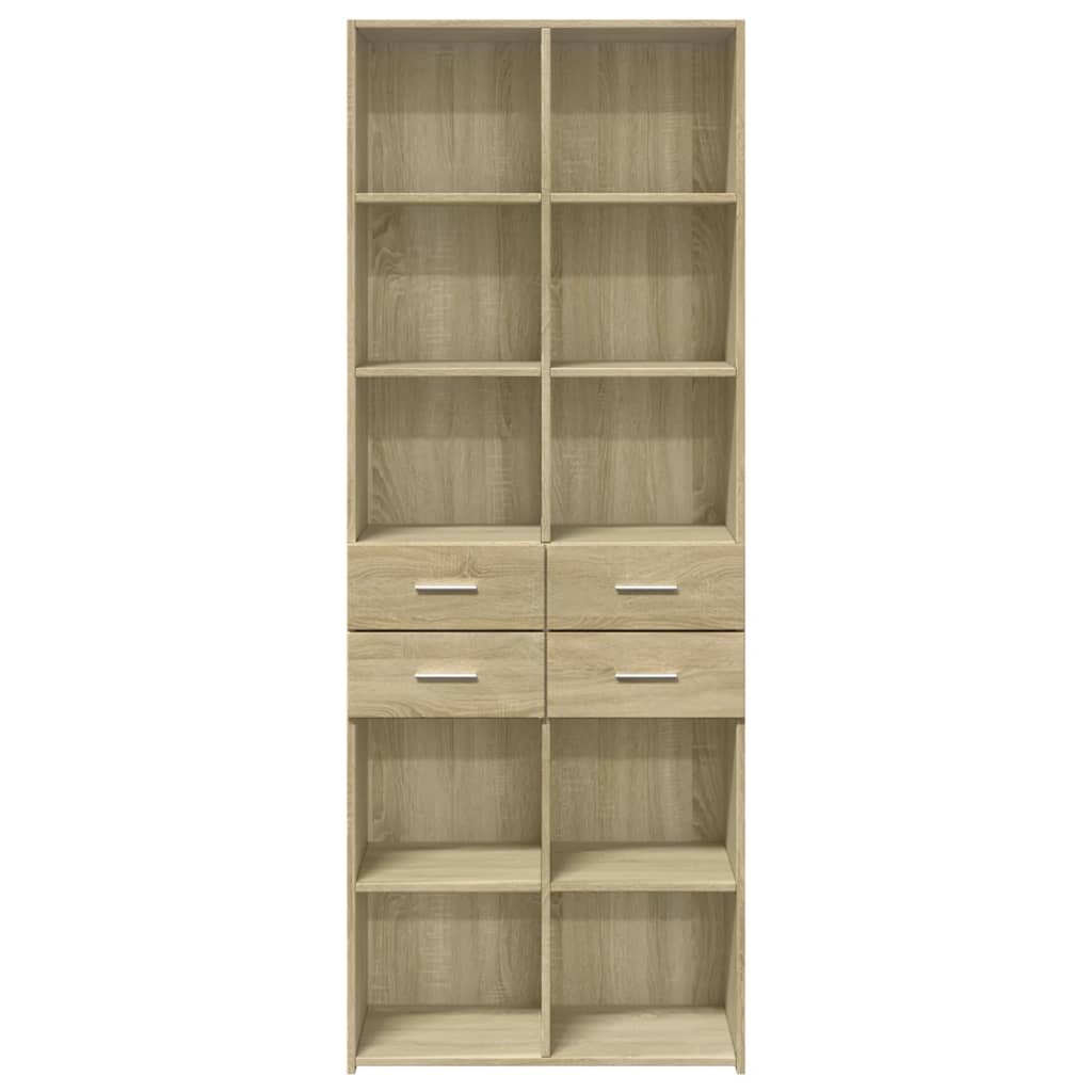 Ντουλάπι Sonoma Δρυς 70x42,5x185 εκ. από Επεξεργασμένο Ξύλο - Pakobazaar
