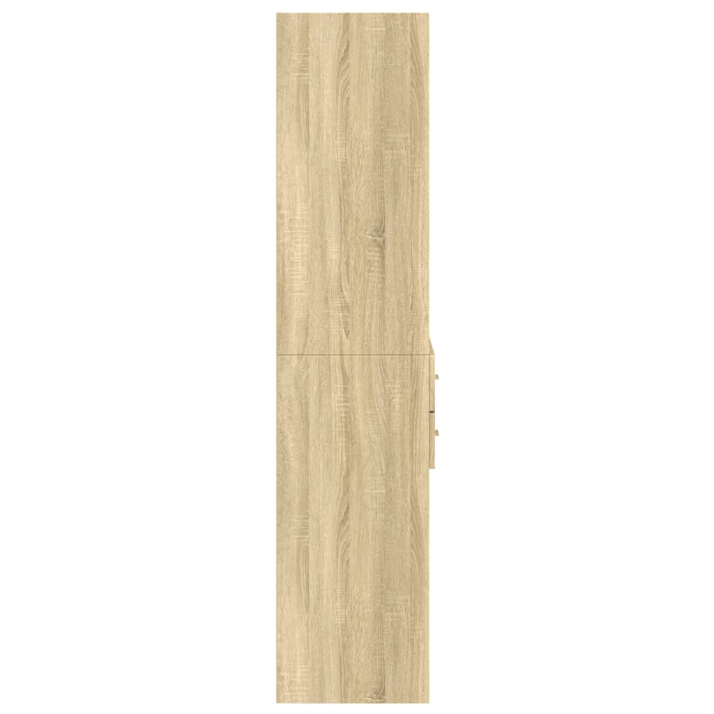 Ντουλάπι Sonoma Δρυς 70x42,5x185 εκ. από Επεξεργασμένο Ξύλο - Pakobazaar