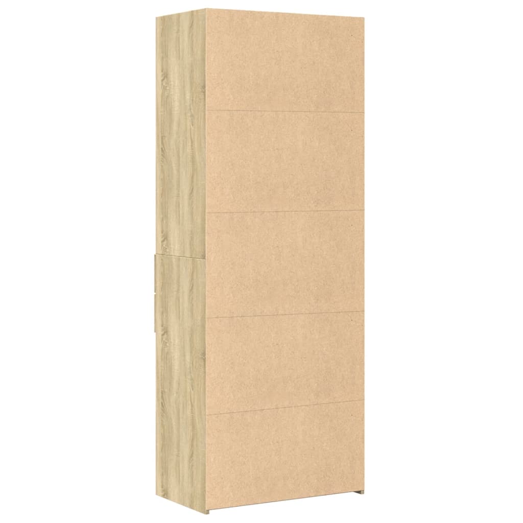 Ντουλάπι Sonoma Δρυς 70x42,5x185 εκ. από Επεξεργασμένο Ξύλο - Pakobazaar