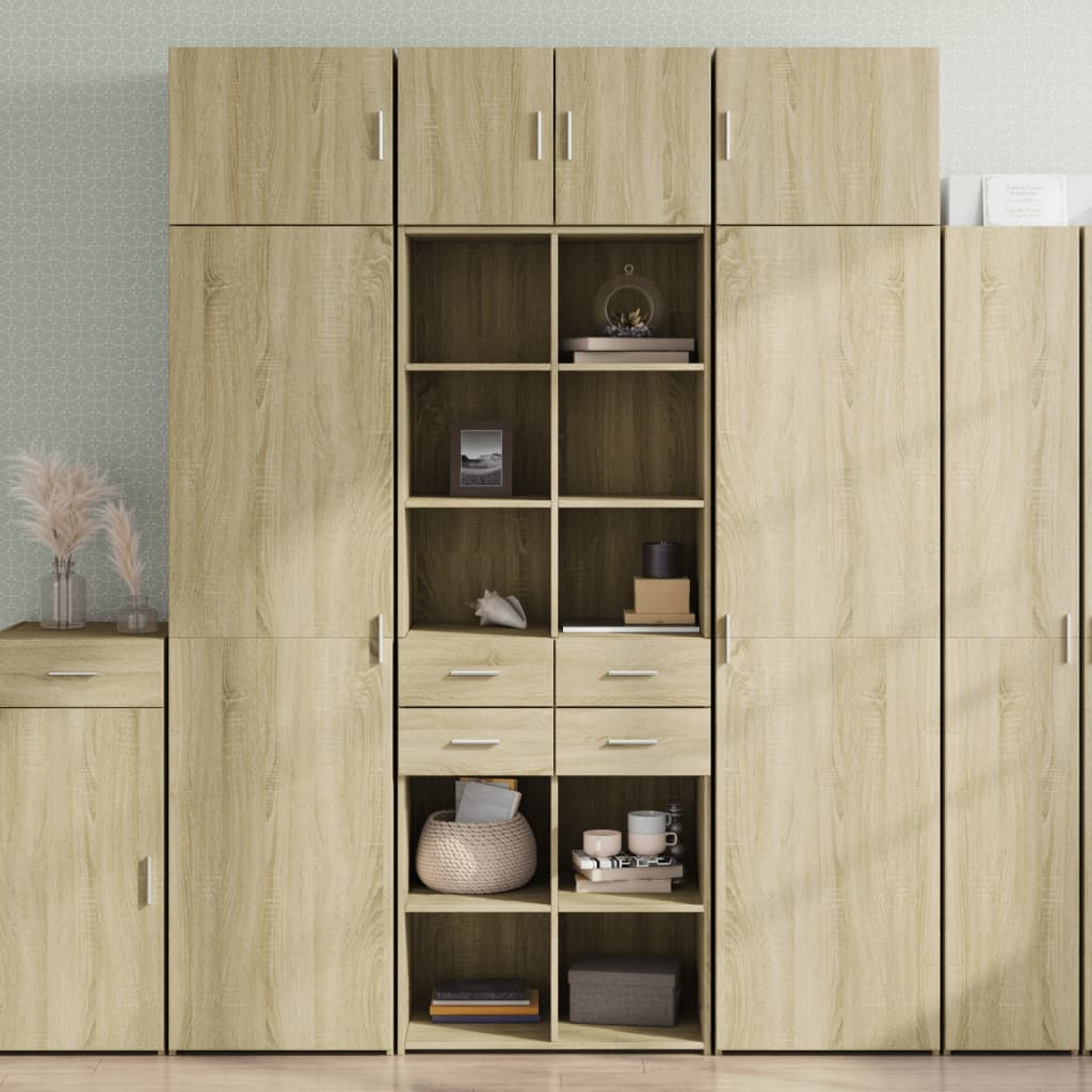Ντουλάπι Sonoma Δρυς 70x42,5x185 εκ. από Επεξεργασμένο Ξύλο - Pakobazaar