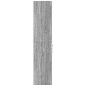 Ντουλάπι Γκρι Sonoma 70x42,5x185 εκ. από Επεξεργασμένο Ξύλο