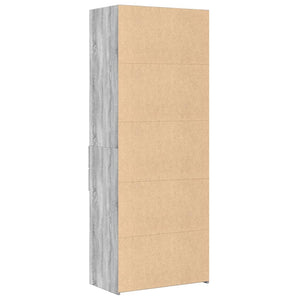 Ντουλάπι Γκρι Sonoma 70x42,5x185 εκ. από Επεξεργασμένο Ξύλο