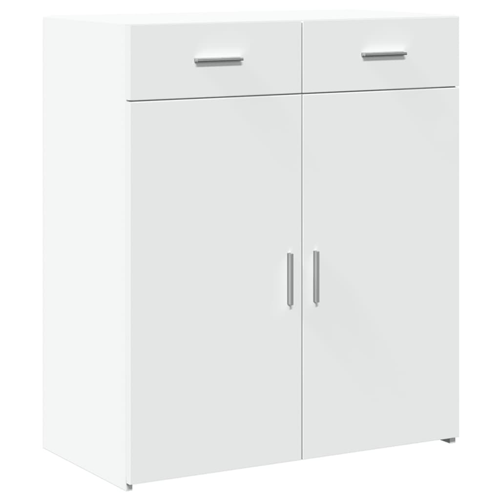 Ντουλάπι Λευκή 80x42,5x93 εκ. από Επεξεργασμένο Ξύλο