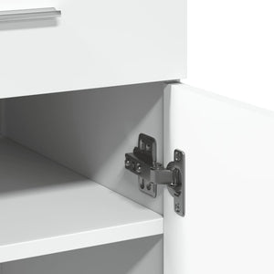 Ντουλάπι Λευκή 80x42,5x93 εκ. από Επεξεργασμένο Ξύλο