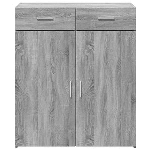 Ντουλάπι Γκρι Sonoma 80x42,5x93 εκ. από Επεξεργασμένο Ξύλο