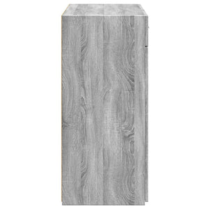 Ντουλάπι Γκρι Sonoma 80x42,5x93 εκ. από Επεξεργασμένο Ξύλο