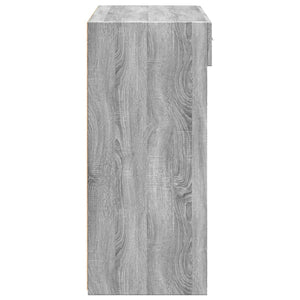 Ντουλάπι Γκρι Sonoma 80x42,5x93 εκ. από Επεξεργασμένο Ξύλο