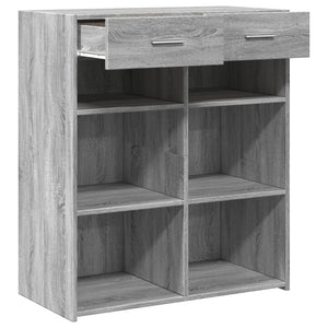 Ντουλάπι Γκρι Sonoma 80x42,5x93 εκ. από Επεξεργασμένο Ξύλο