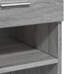 Ντουλάπι Γκρι Sonoma 80x42,5x93 εκ. από Επεξεργασμένο Ξύλο