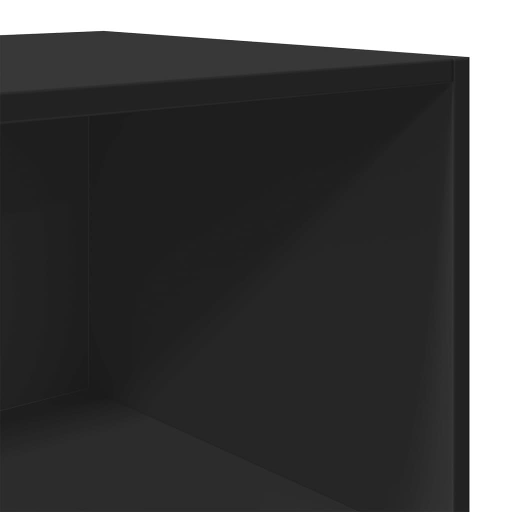 Ντουλάπι Μαύρο 40x41x185 εκ. Επεξεργασμένο Ξύλο