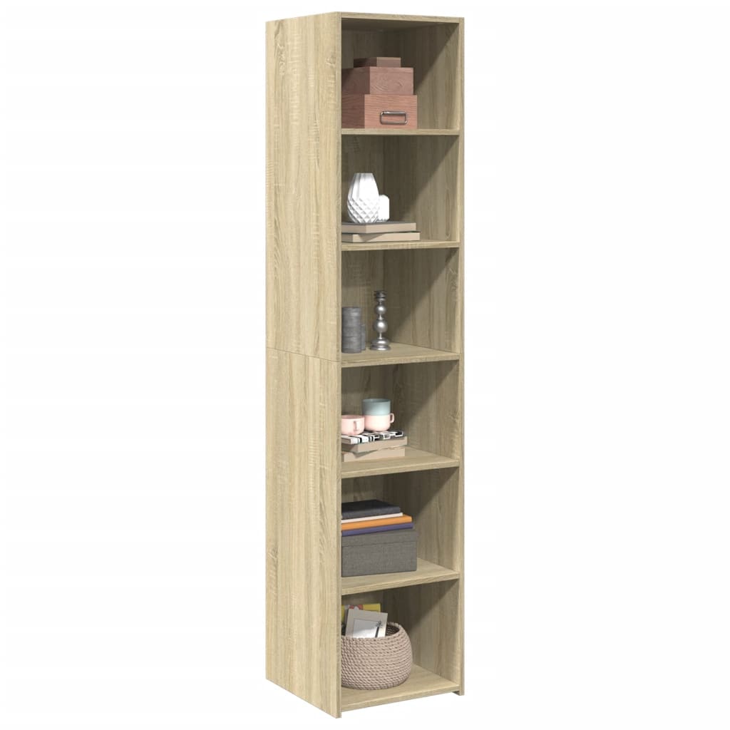 Ντουλάπι Sonoma Δρυς 40x41x185 εκ. Επεξεργασμένο Ξύλο - Pakobazaar