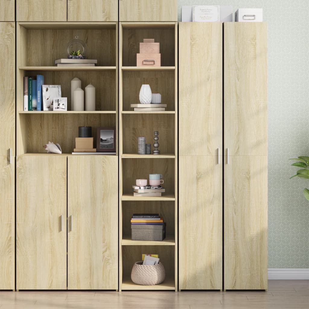 Ντουλάπι Sonoma Δρυς 40x41x185 εκ. Επεξεργασμένο Ξύλο - Pakobazaar
