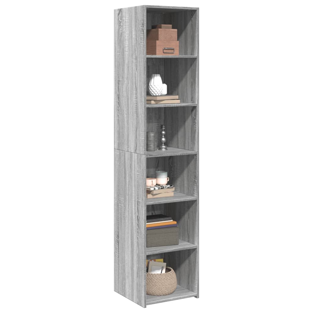 Ντουλάπι Γκρι Sonoma 40x41x185 εκ. Επεξεργασμένο Ξύλο