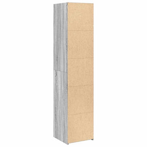 Ντουλάπι Γκρι Sonoma 40x41x185 εκ. Επεξεργασμένο Ξύλο