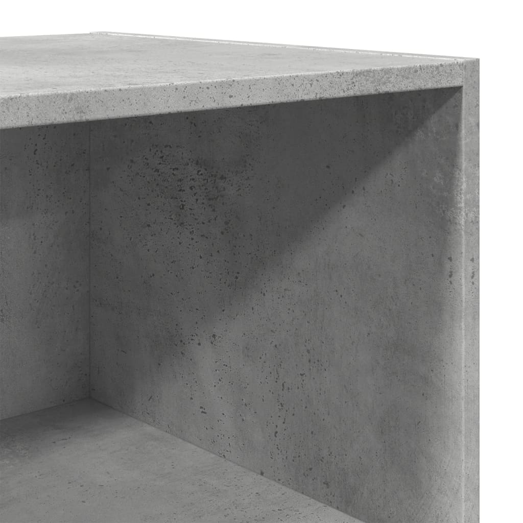 Ντουλάπι Γκρι Σκυροδέματος 45x41x185 εκ. Επεξεργασμένο Ξύλο