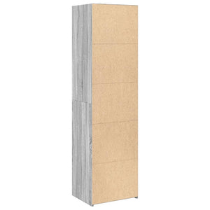 Ντουλάπι Γκρι Sonoma 50x41x185 εκ. από Επεξεργασμένο Ξύλο