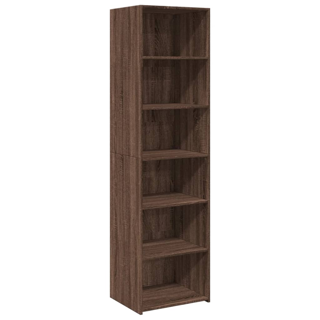 Ντουλάπι Καφέ Δρυς 50x41x185 εκ. από Επεξεργασμένο Ξύλο