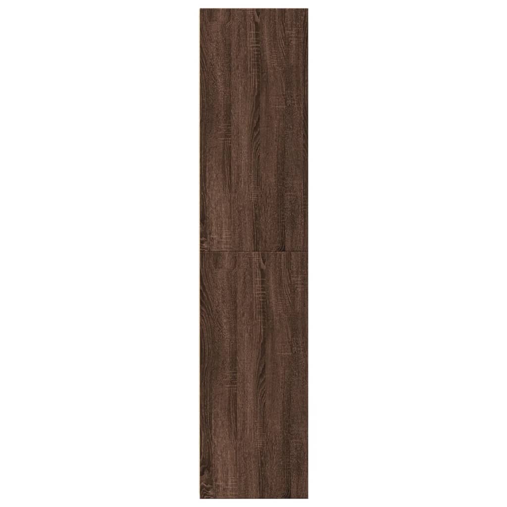 Ντουλάπι Καφέ Δρυς 50x41x185 εκ. από Επεξεργασμένο Ξύλο
