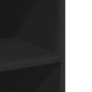 Ντουλάπι Μαύρη 70x41x185 εκ. από Επεξεργασμένο Ξύλο