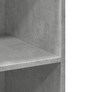 Ντουλάπι Γκρι Σκυροδέματος 70x41x185 εκ. Επεξεργασμένο Ξύλο
