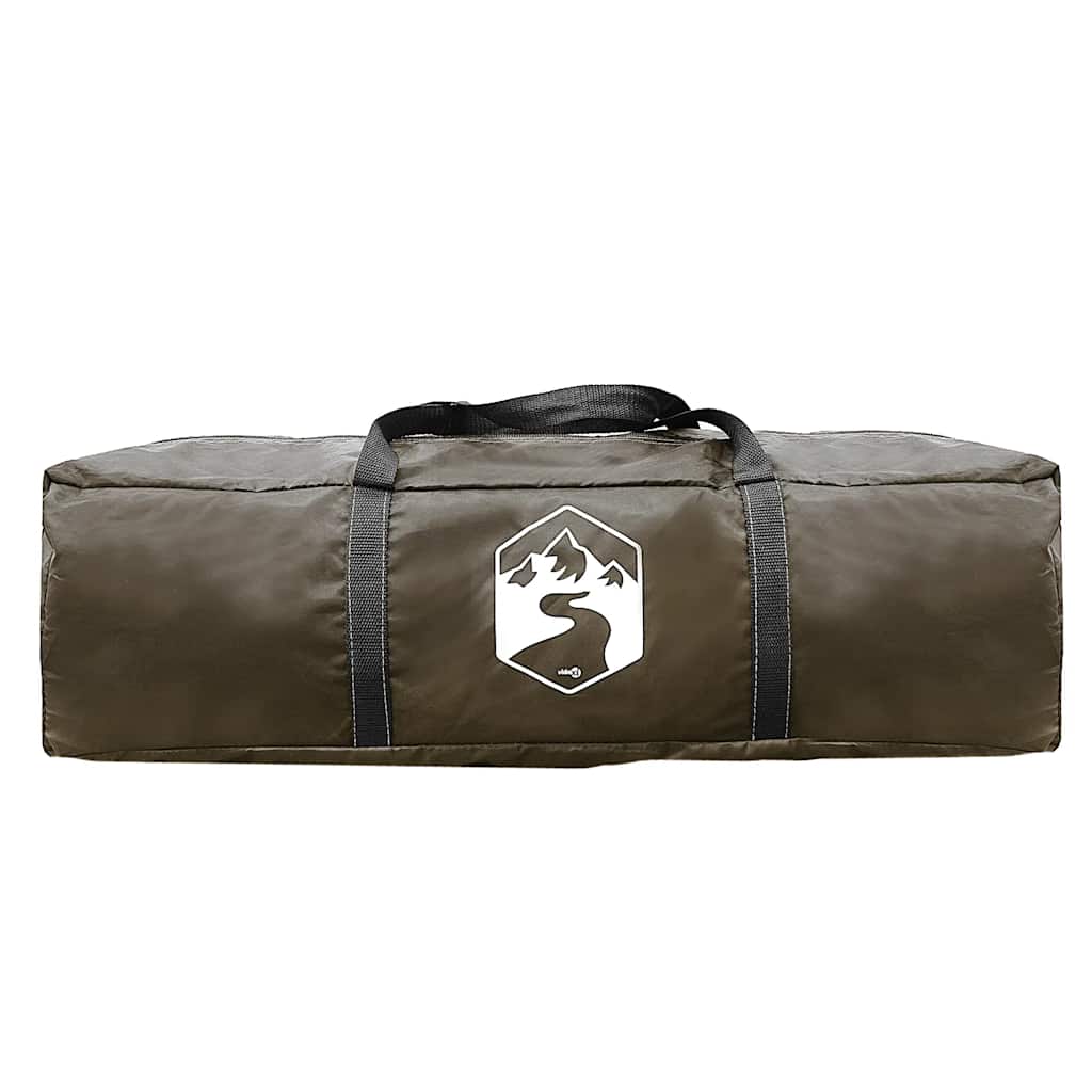 Σκηνή Κάμπινγκ Τούνελ 4 Ατόμων Αδιάβροχη Καφέ - Pakobazaar