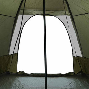 Σκηνή Οικογενειακή Tipi 6 Ατόμων Αδιάβροχη Πράσινη Λαδί
