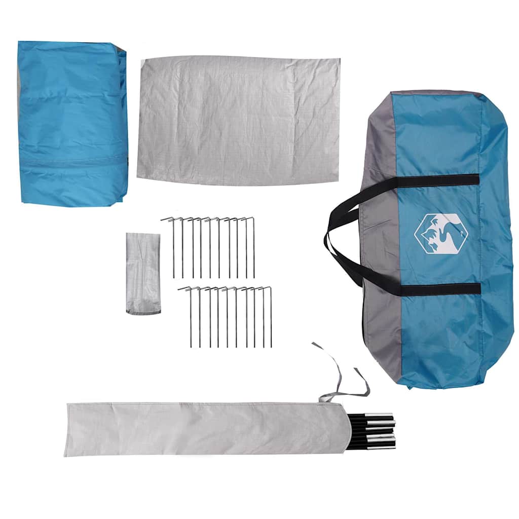 Σκηνή Οικογενειακή Tipi 8 Ατόμων Αδιάβροχη Μπλε