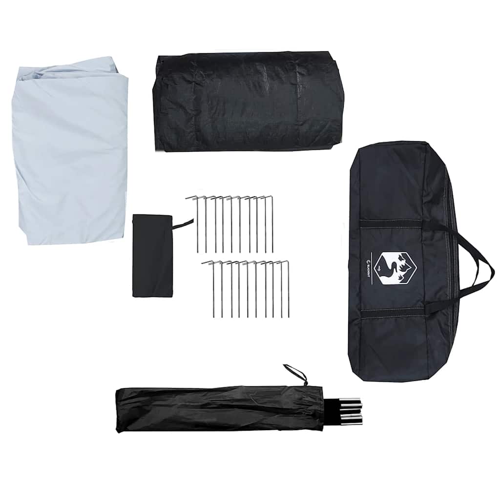 Σκηνή Οικογενειακή Tipi 8 Ατ. Αδιάβροχη Λευκή Ύφασμα Συσκότισης