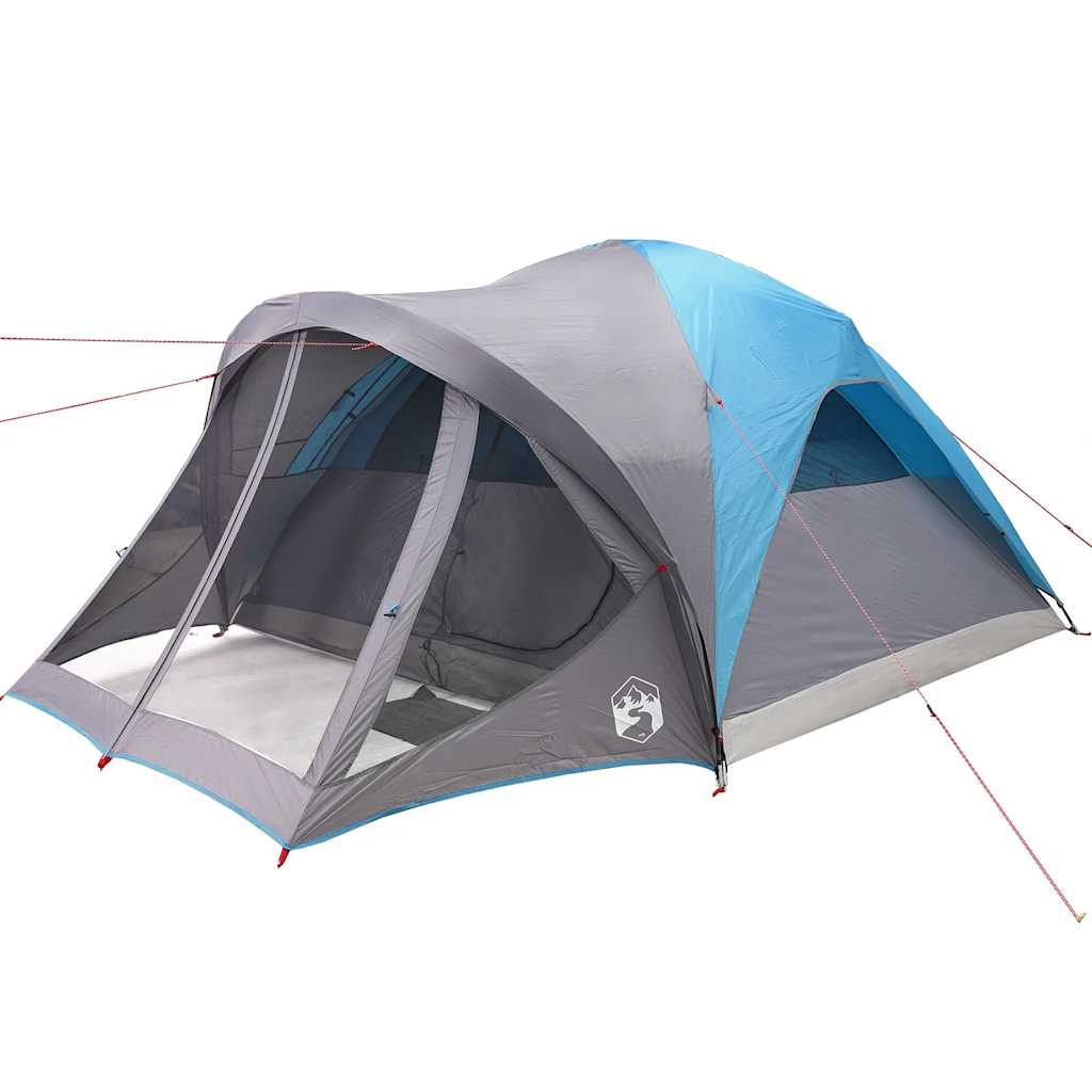 Σκηνή Οικογενειακή Τούνελ 6 Ατόμων Αδιάβροχη Μπλε