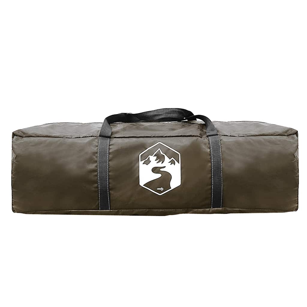 Σκηνή Οικογένειας 6 Ατόμων Αδιάβροχη Καφέ