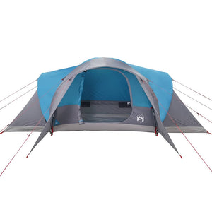 Σκηνή Οικογένειας 6 Ατόμων Αδιάβροχη Μπλε