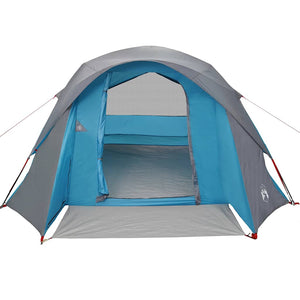 Σκηνή Κάμπινγκ 4 Ατόμων Αδιάβροχη Μπλε