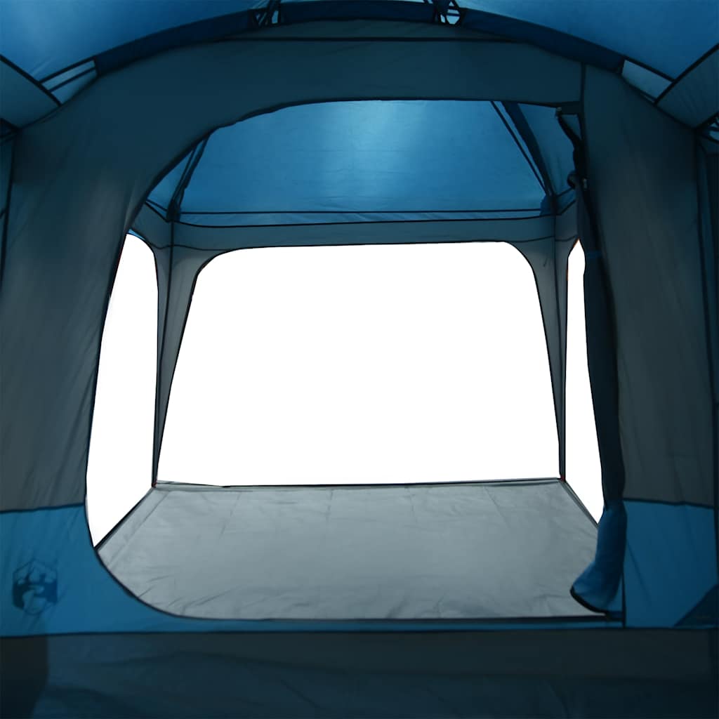 Σκηνή Οικογένειας με βεράντα 9 Ατόμων Αδιάβροχη Μπλε - Pakobazaar