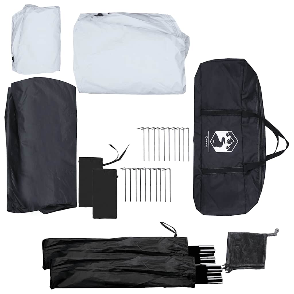 Σκηνή Κάμπινγκ 5 Ατόμων Διάβροχη Λευκή Ύφασμα Συσκότισης