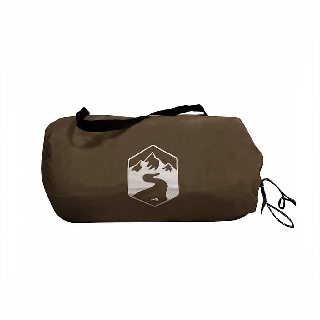 Μουσαμάς Κάμπινγκ Αδιάβροχος Καφέ 406x306 εκ.