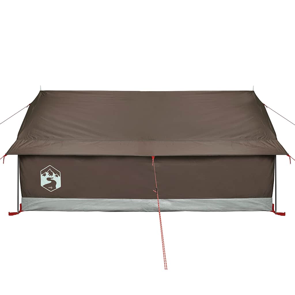 Σκηνή Κάμπινγκ 2 Ατόμων Αδιάβροχη Καφέ