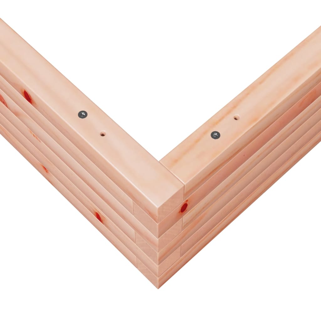 Ζαρντινιέρα Κήπου 100x100x23 εκ. από Μασίφ Ξύλο Ψευδοτσούγκας